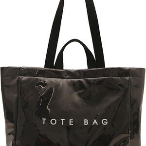 PVC Tote Bag Women Large Capacity Fashionable Waterproof Handbag